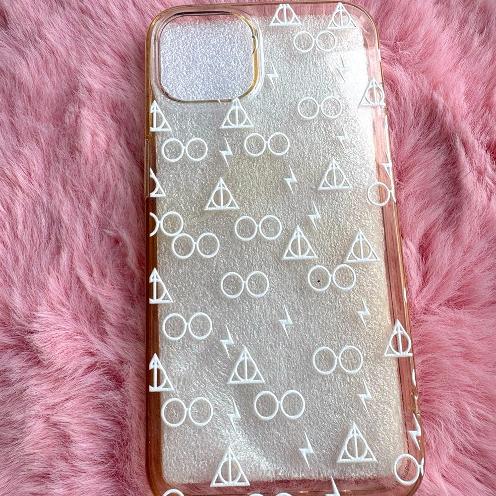Harry Potter Clear Patterned iPhone Case